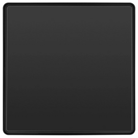 BG Evolve Black Chrome 1 Gang 2-Way 20A Edge to Edge Rocker Light Switch | PCDBC12EB