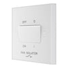BG 915 Moulded Square Edge | White | 1 Gang 10AX 3 Pole Fan Isolator Switch