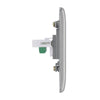 BG Nexus Brushed Steel 1 Gang RJ11 Single Data Outlet NBSRJ111 with 35mm Steel Back Box