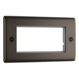 BG Black Nickel 4G Faceplate with 45W USB A+C Charger Modules – Black Insert