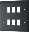 BG RPM6 Nexus Grid Part M | 6 Module Front Plate