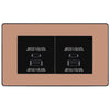 BG Evolve Polished Copper 4G Faceplate with 45W USB A+C Charger Modules – Black Insert