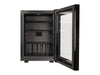 Corby Eton 40L Glass Minibar in Black with Black interior - UK Plug