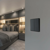 BG Evolve Matt Grey 2 Gang 2-Way 20A Edge to Edge Rocker Light Switch | PCDMG42EB