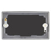 BG Nexus Antique Brass Double Blanking Plate NAB95 with 25mm Steel Back Box