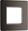 BG FBNEMS2 Euro Module Screwless Flat-Plate 2 Module Square Front Plate
