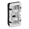 BG RRLTFB Matt Black 20 Amp Double Pole Appliance Grid Switch Labelled Lights