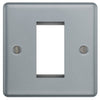BG MC5EMS1 Metal Clad | 1 Module Square Euro Module Front Plate
