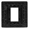 BG Evolve Polished Copper Single Secondary Telephone Socket, Screw Terminal - Black Insert