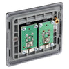 BG Nexus Matt Black Double 1x Co-Axial 1x Satellite Socket NFB65 with 25mm Steel Back Box