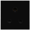 BG EM5ASB Euro Module 5A Round Pin Unswitched Socket - Black
