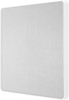 BG Evolve PCDBS94W Single Blank Plate - Brushed Steel (White)