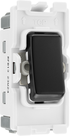 BG RFB13 Nexus Grid Matt Black 20AX Intermediate Switch Module