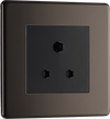 FBN29B Front - This 5A round pin socket from British General can be used to connect low power appliances and can be used to connect lamps to a lighting circuit.