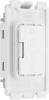 BG RPCDWFUSE Evolve Grid White 13A Fuse Holder Module