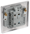 NBI31 Back -  This double pole switch with indicator from British General has been designed for the connection of refrigerators water heaters, central heating boilers and many other fixed appliances. 