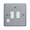 BG MC551F Metal Clad | 13A 2 Pole Flex Outlet Neon Switched Fused Connection Unit