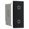 BG Nexus Black Nickel Single Master Touch Dimmer Switch Black Insert NBNTDM1B