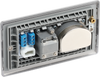 NBS69 Back - This screened Quadplex socket from British General has an outlet for TV FM and 2 satellites, plus a return and shuttered telephone socket.