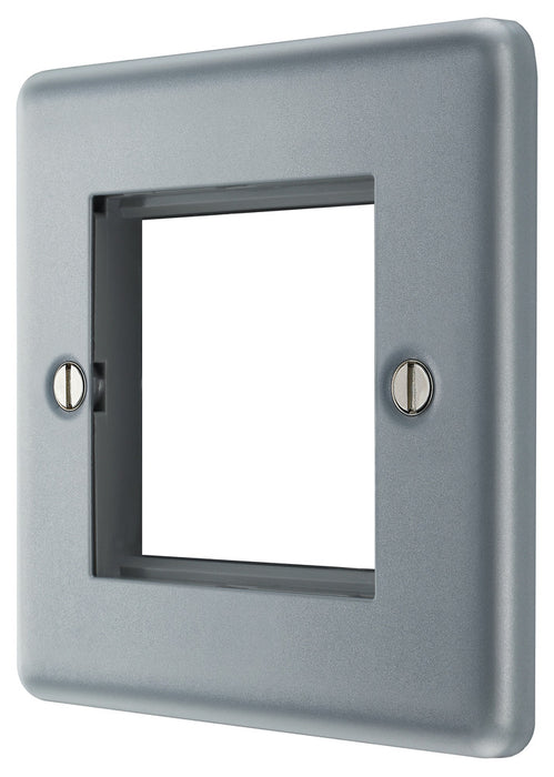 BG MC5EMS2 Metal Clad | 2 Module Square Euro Module Front Plate – The ...