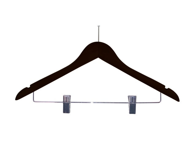 Corby Burlington Guest Hanger in Black with Clips & Security Pin