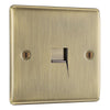 BG Nexus Antique Brass Single Master Telephone Socket NABBTM1 with 35mm Steel Back Box