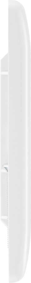 BG 8EMS2 Round Edge | White | 2 Module Square Euro Module Front Plate