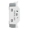 BG RPCDW12EL Evolve Grid White 20A 20AX 2 Way 1 Pole EMG LTG TEST Secret Key Switch Module