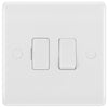 BG 850 Moulded Round Edge | White | 13A 2 Pole Switched Fused Connection Unit