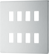 RFBS8 Front - The Grid modular range from British General allows you to build your own module configuration with a variety of combinations and finishes.