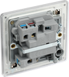FBS53 Back - This 13A fused and switched connection unit with power indicator from British General provides an outlet from the mains containing the fuse ideal for spur circuits and hardwired appliances.
