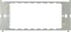 RFR34 Front - The Grid modular range from British General allows you to build your own module configuration with a variety of combinations and finishes. This universal frame is suitable for installation of all screwed plate versions that fit 6 or 8 Grid modules including Metal Clad, Nexus Metal and Brass Grid front plates.