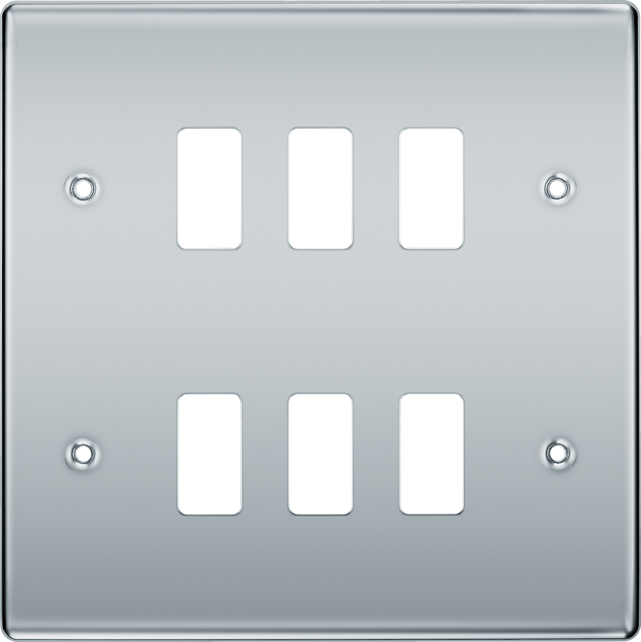 RNPC6 Front - The Grid modular range from British General allows you to build your own module configuration with a variety of combinations and finishes.