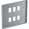 BG RMC6 Nexus Grid Metal Clad | 6 Module Front Plate