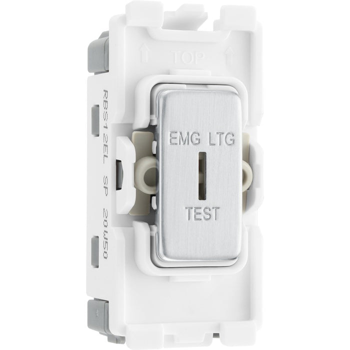 BG RBS12EL Nexus Grid 20AX 2W Secret Key Switch Module EMG LTG TEST