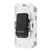 BG RPCDB14 Evolve Grid Black 20A 20AX 1 Way 1 Pole PRESS Retractive Switch Module