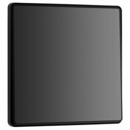 BG Evolve Black Chrome 1 Gang 2-Way 20A Edge to Edge Rocker Light Switch | PCDBC12EB