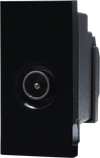 BG Nexus Black EMTVMB Screened TV Outlet Euro Module Male