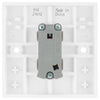 BG 914 Moulded Square Edge | White | 1 Gang 10AX 1 Way Bell Push Plate Switch