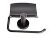 Corby Harrogate Toilet Roll Holder with Cover in Black