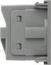 BG EMSCHSG Euro Module 16A Schuko Unswitched Socket - Grey