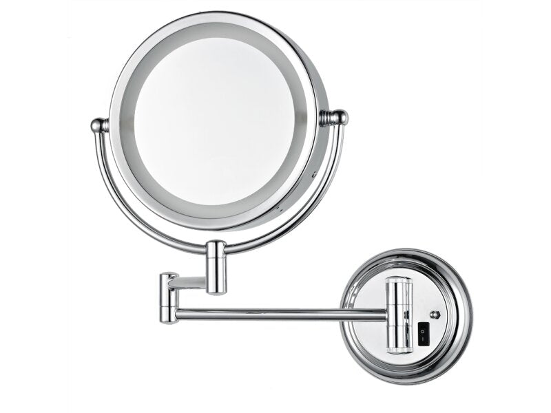 Corby Wall Mounted Cosmetic Round Illuminated Mirror