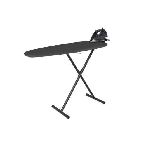 Corby Premium Oxford Ironing Centre in Dark Grey with 2000W Steam Iron - UK Plug