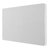 BG Evolve Brushed Steel Double Blank Plate PCDBS95W with 35mm Steel Back Box