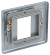 BG MC5EMS1 Metal Clad | 1 Module Square Euro Module Front Plate