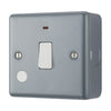 BG MC531 Metal Clad | 1 Gang 20A Flex Outlet Neon Switch