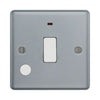 BG MC531 Metal Clad | 1 Gang 20A Flex Outlet Neon Switch