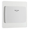 BG Evolve Pearlescent White Key Card Switch PCDCLKYCSW