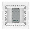 BG Evolve Pearlescent White Single Master Touch Dimmer Switch PCDCLTDM1W with 35mm Steel Back Box