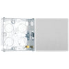 BG Evolve Brushed Steel 2 Way Single Edge to Edge Rocker Switch PCDBS12EW with 25mm Steel Back Box